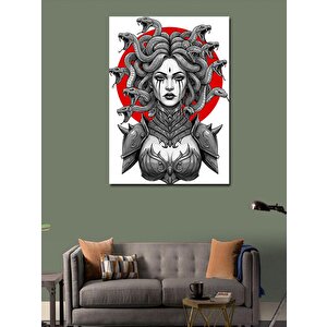 Kanvas Tablo Medusa Ve Yılan Saçlı Kadın 100x140 cm