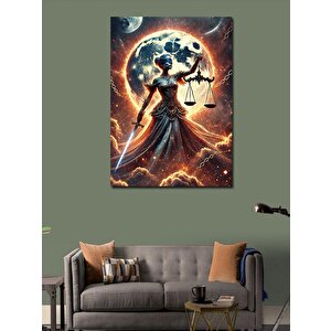 Kanvas Tablo Adaletin Kadın Figürü 50x70 cm