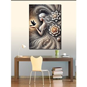 Kanvas Tablo Doğanın Zarif Kadını 70x100 cm