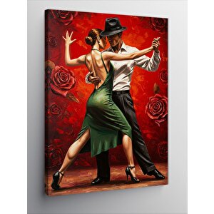 Kanvas Tablo Tutkulu Tango Dansı 70x100 cm