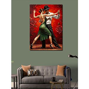 Kanvas Tablo Tutkulu Tango Dansı 70x100 cm