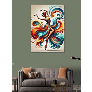 Kanvas Tablo Akışkan Dansçı 100x140 cm