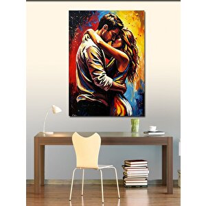 Kanvas Tablo Dans Eden Çift 100x140 cm