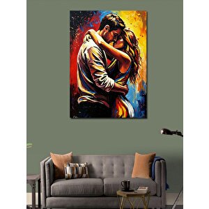 Kanvas Tablo Dans Eden Çift 100x140 cm