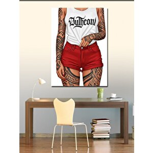 Kanvas Tablo Minimalist Moda Ve Kadın 100x140 cm