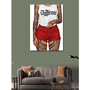 Kanvas Tablo Minimalist Moda Ve Kadın 100x140 cm