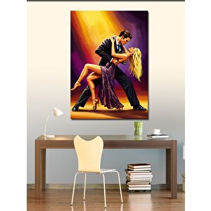 Kanvas Tablo Dans Eden Çift Figürü 100x140 cm