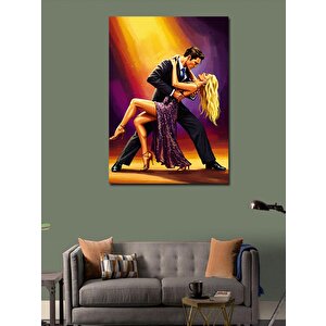 Kanvas Tablo Dans Eden Çift Figürü 100x140 cm