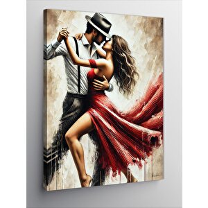 Kanvas Tablo Dans Eden Çift 100x140 cm