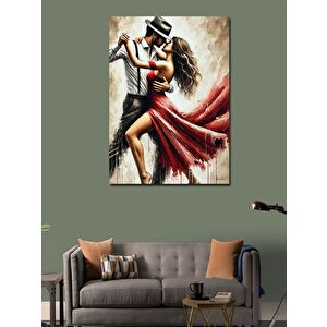 Kanvas Tablo Dans Eden Çift 100x140 cm