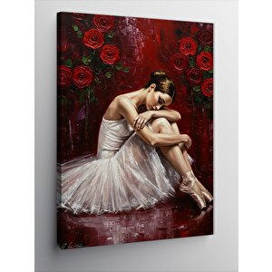 Kanvas Tablo Romantik Kadın 50x70 cm