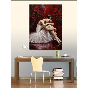 Kanvas Tablo Romantik Kadın 50x70 cm
