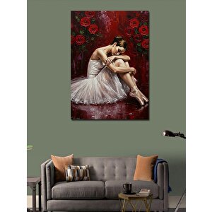 Kanvas Tablo Romantik Kadın 50x70 cm