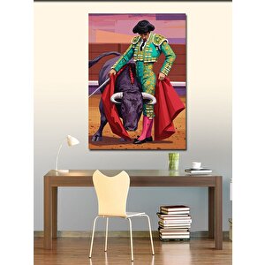 Kanvas Tablo Matador Ve Boğa Dansı 50x70 cm
