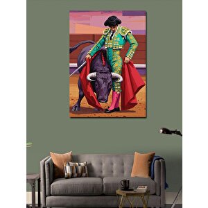 Kanvas Tablo Matador Ve Boğa Dansı 50x70 cm