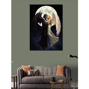 Kanvas Tablo Melekler Ve Karanlık Figürler 70x100 cm