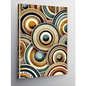 Kanvas Tablo Dairesel Geometrik Desenler 70x100 cm