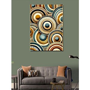 Kanvas Tablo Dairesel Geometrik Desenler 70x100 cm