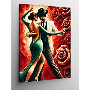 Kanvas Tablo Tango Yapan Çift 100x140 cm