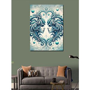 Kanvas Tablo Kızkardeşler Motifi 50x70 cm