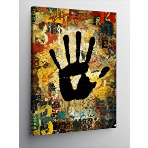 Kanvas Tablo Eldeki İz 50x70 cm