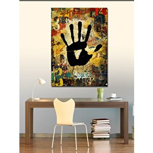 Kanvas Tablo Eldeki İz 70x100 cm