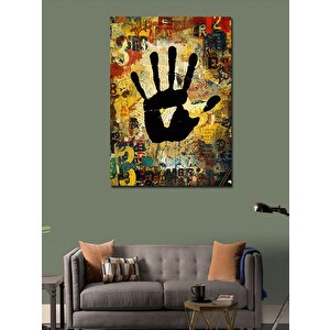 Kanvas Tablo Eldeki İz 70x100 cm