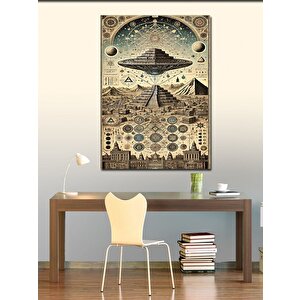 Kanvas Tablo Piramidin Gizemi 50x70 cm