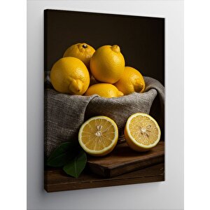 Kanvas Tablo Limon Doğa Çalışması 50x70 cm