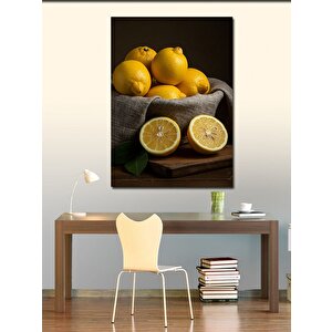 Kanvas Tablo Limon Doğa Çalışması 70x100 cm