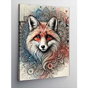 Kanvas Tablo Karmaşık Tilki 50x70 cm
