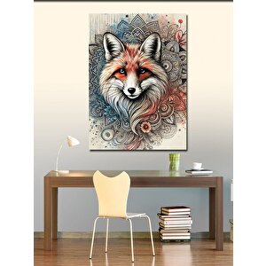 Kanvas Tablo Karmaşık Tilki 50x70 cm