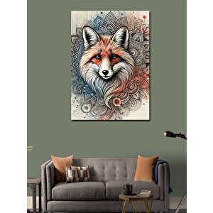 Kanvas Tablo Karmaşık Tilki 70x100 cm