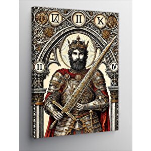 Kanvas Tablo Ortaçağ Kral Portresi 70x100 cm