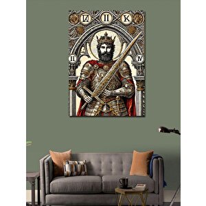 Kanvas Tablo Ortaçağ Kral Portresi 70x100 cm