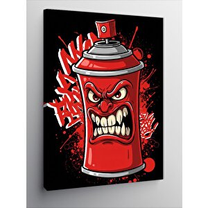 Kanvas Tablo Kızgın Sprey Kutusu 70x100 cm