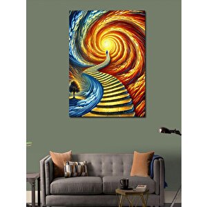 Kanvas Tablo Spiral Enerji Yolu 70x100 cm