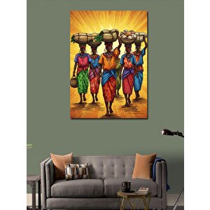 Kanvas Tablo Afrikalı Kadın İşçileri 70x100 cm