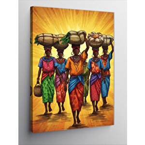 Kanvas Tablo Afrikalı Kadın İşçileri 50x70 cm