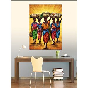 Kanvas Tablo Afrikalı Kadın İşçileri 50x70 cm