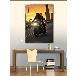 Kanvas Tablo Motosiklet Sürüşü 70x100 cm