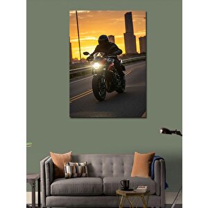 Kanvas Tablo Motosiklet Sürüşü 70x100 cm