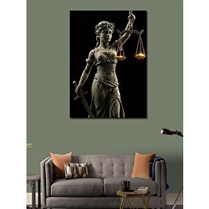 Kanvas Tablo Adalet Heykeli 50x70 cm