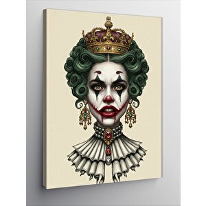 Kanvas Tablo Gotik Palyaço Portresi 50x70 cm