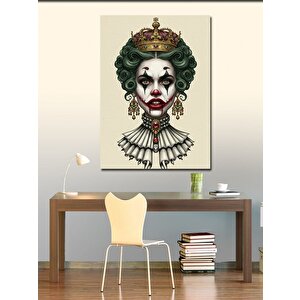 Kanvas Tablo Gotik Palyaço Portresi 50x70 cm