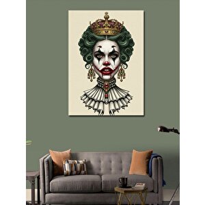 Kanvas Tablo Gotik Palyaço Portresi 70x100 cm
