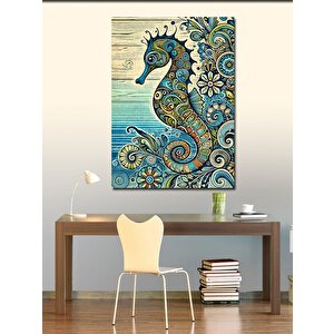 Kanvas Tablo Desenli Denizatı 70x100 cm