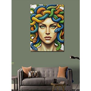Kanvas Tablo Medusa Ve Yılan Saçları 100x140 cm