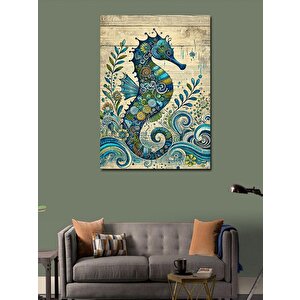 Kanvas Tablo Desenli Denizatı 70x100 cm