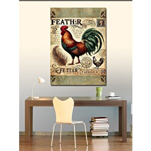 Kanvas Tablo Tavuk Posteri 100x140 cm